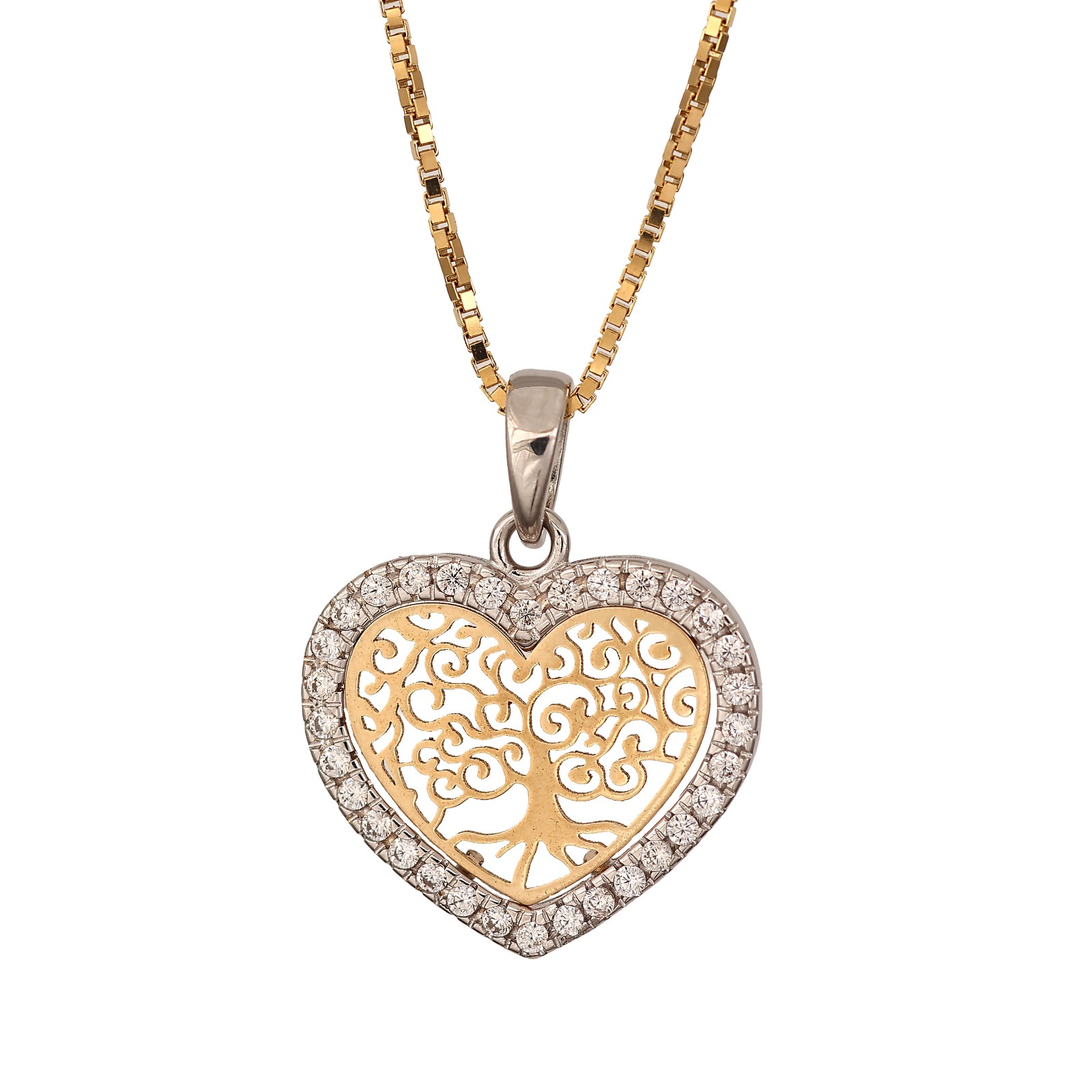 Pendente cuore in oro...