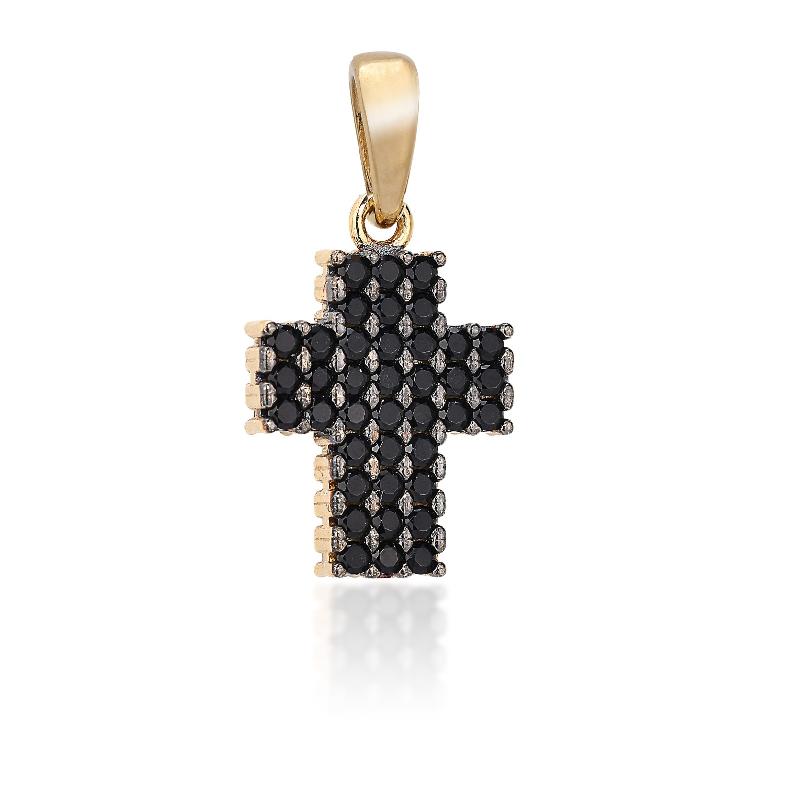 Croce in oro giallo 18kt...